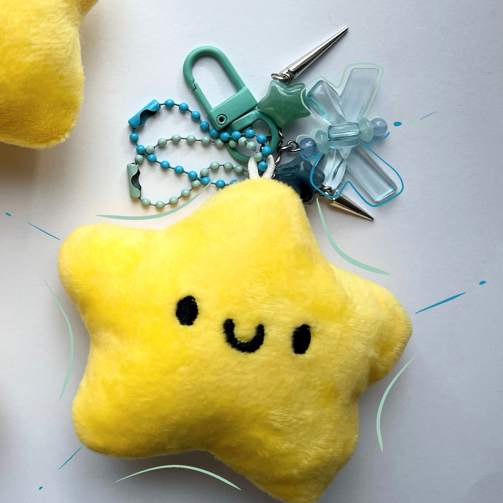 Breloczki - Pluszowe Gwiazdki