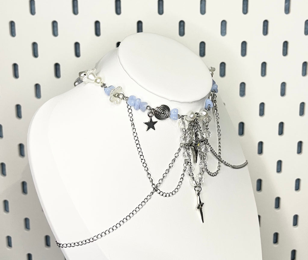 Naszyjnik aka „choker” z morskim motywem