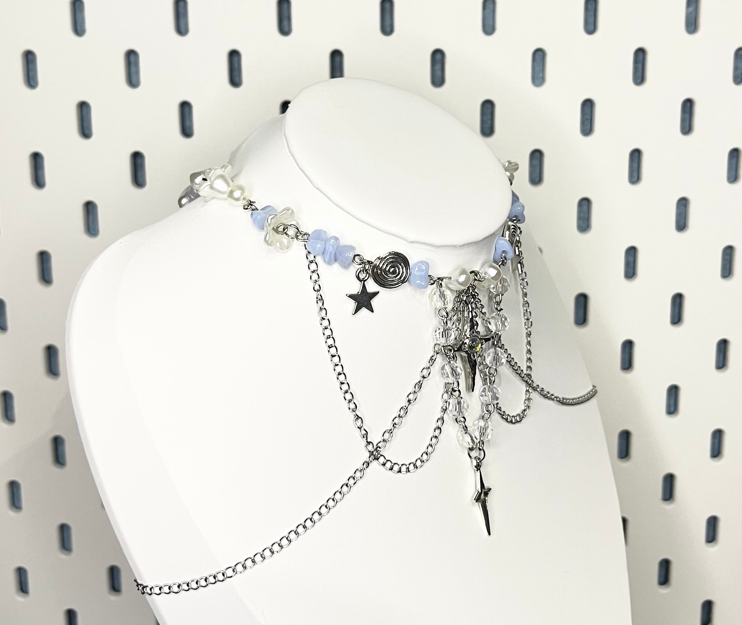 Naszyjnik aka „choker” z morskim motywem