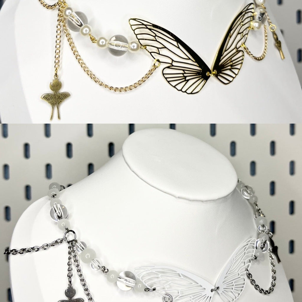 Zestaw Naszyjników z Motywem Motyli