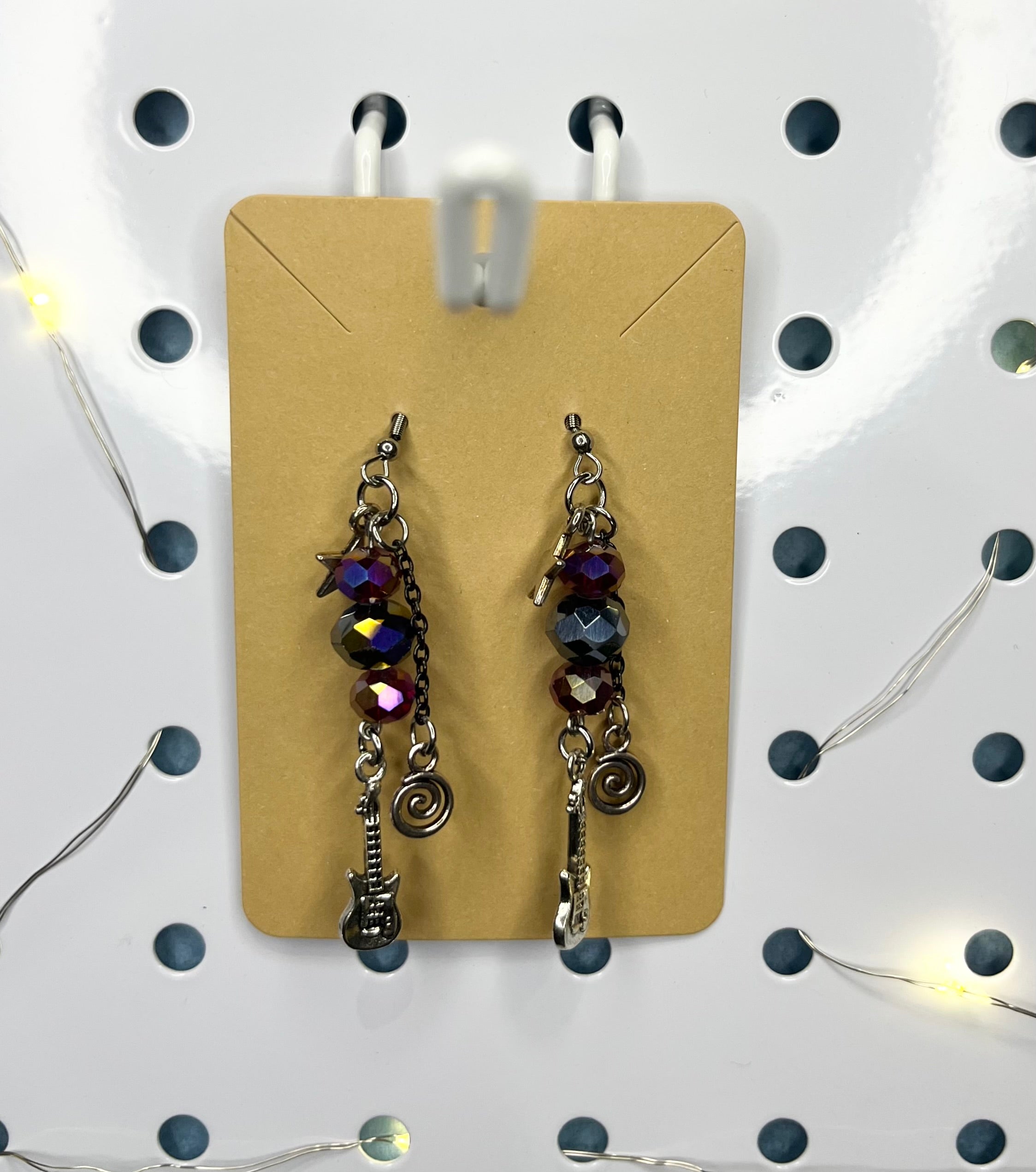 Kolczyki Czarno/Czerwone