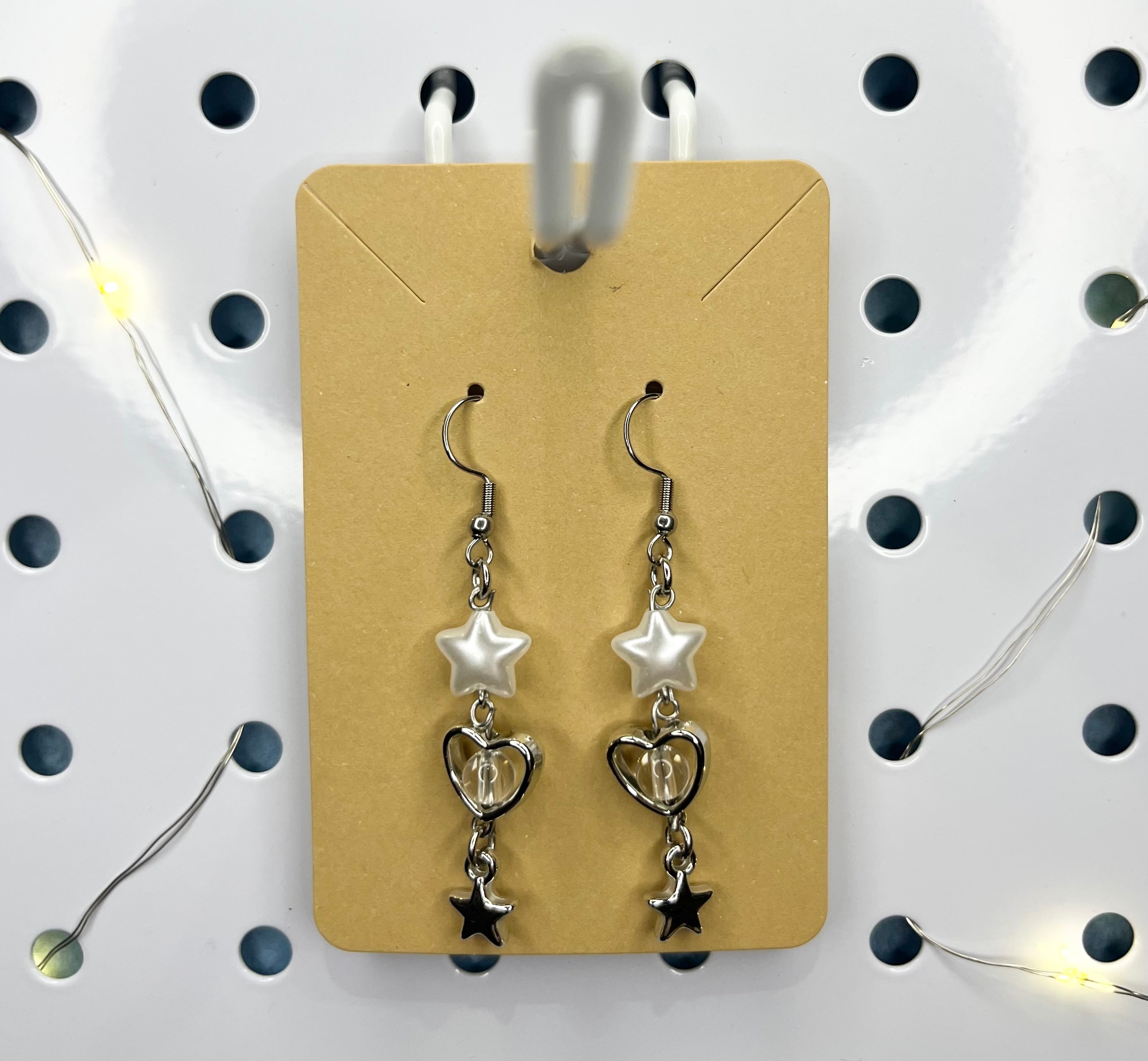 Kolczyki z serduszkami/gwiazdkami