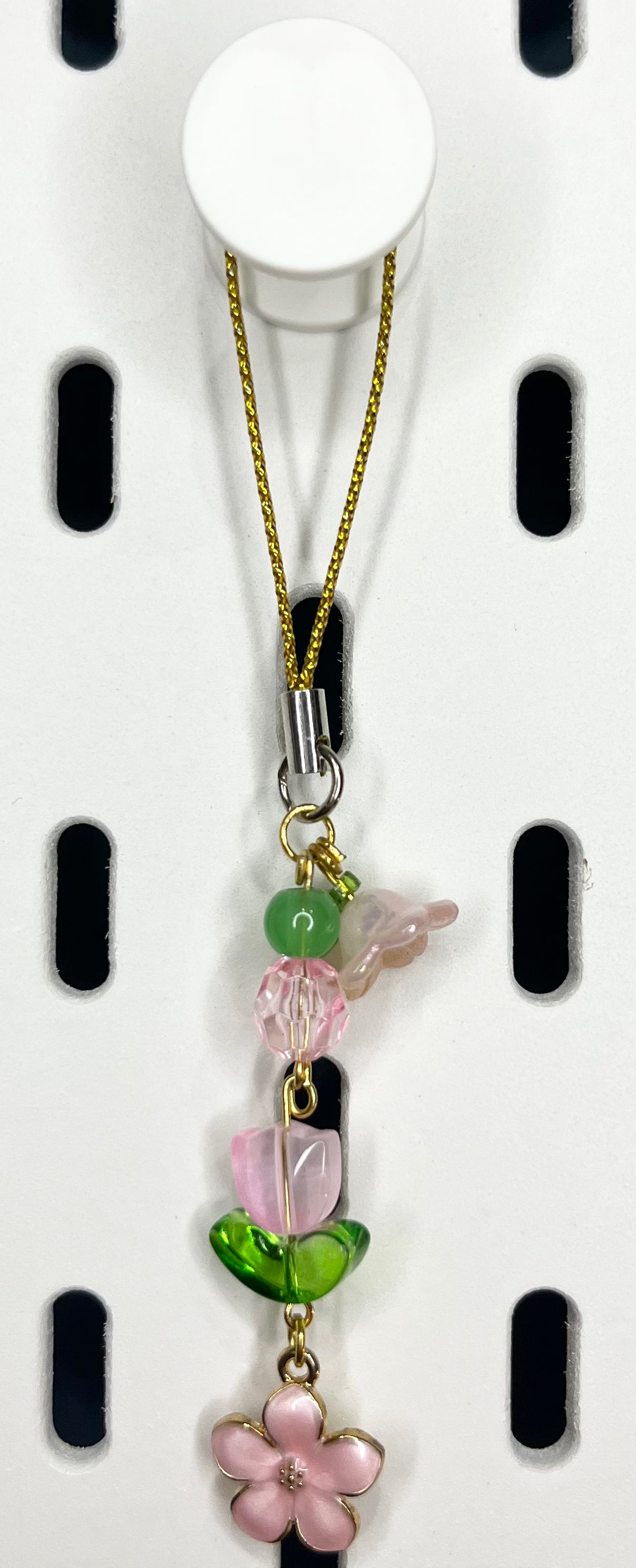 Zawieszki do telefonu - Motyw Różowych Kwiatów